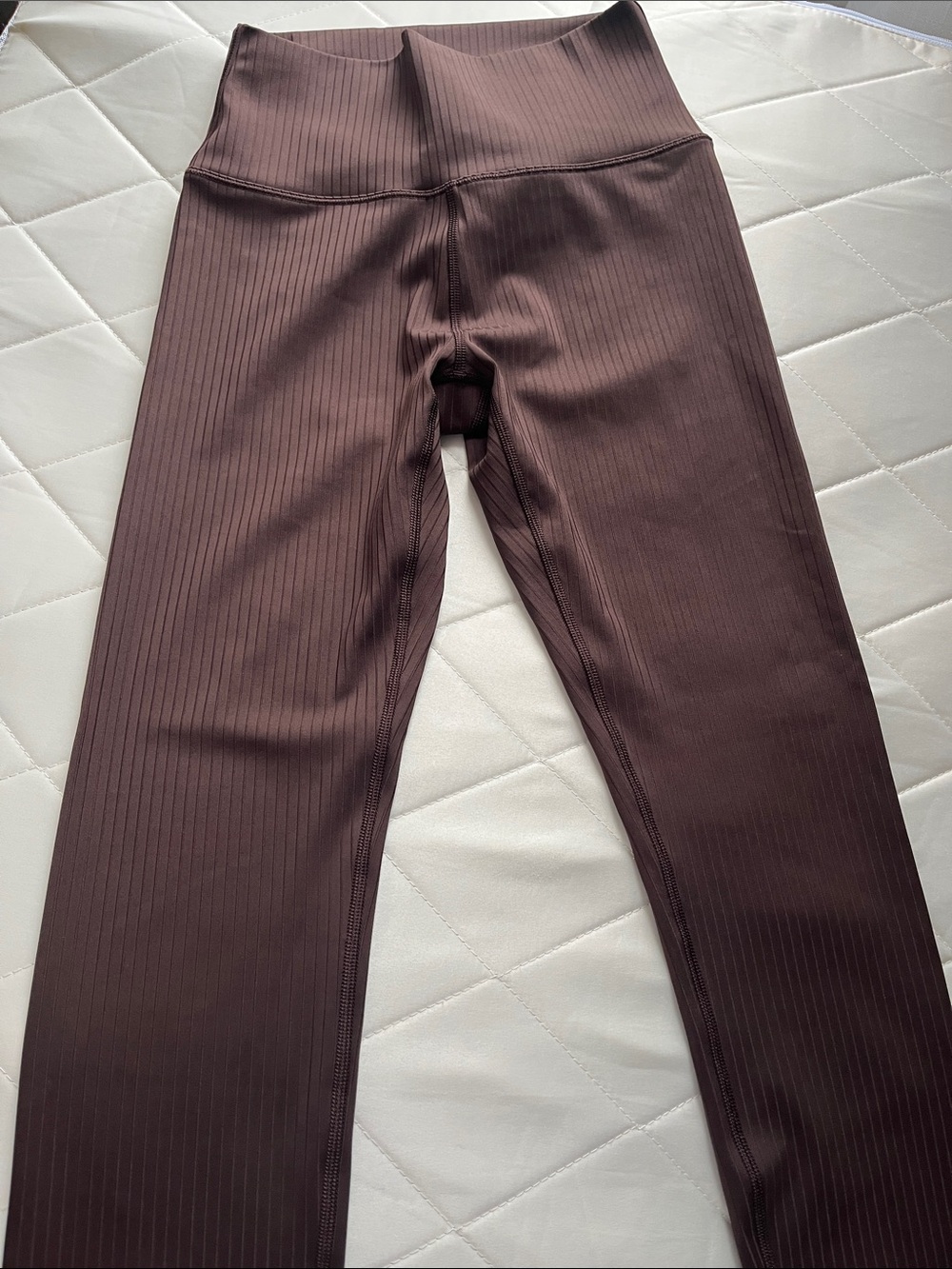Vuori Inversion Rib Legging - Brown - Picture 2 of 11